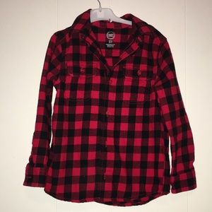 Wonder Nation Buffalo Check: Size 6/7